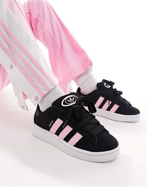 adidas campus schwarz mit rosa